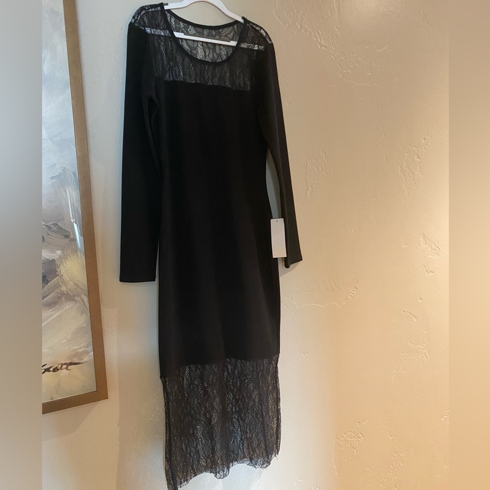 BCBG| xs| black dress| NWT - Picture 4 of 6